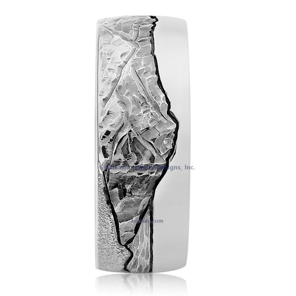 Mountain Beach Wedding Band