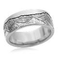 Mountain Beach Wedding Band
