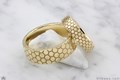 Honeycomb Wedding Band Set