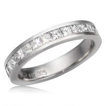 
Princess Channel Mokume Wedding Band