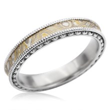 
Vintage Mokume Wedding Band