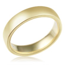 
Secret Millegrain Wedding Band