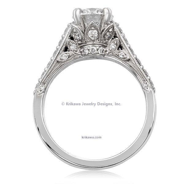 


Vintage Crown Engagement Ring