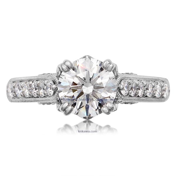 



Vintage Crown Engagement Ring