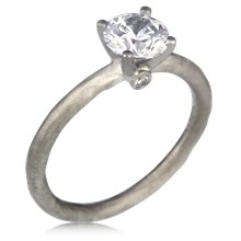 
Hand Forged Rustic Engagement Ring