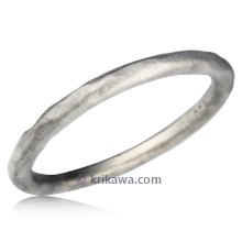 
Hand Forged Rustic Wedding Band 