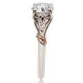 

Twisted Leaf Solitaire Engagement Ring