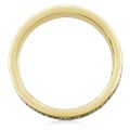 A wreath of oak leaves wraps your finger with this petite nature wedding band.