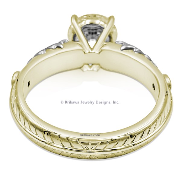 Oak Leaf Engagement Ring