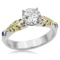 Oak Leaf Engagement Ring