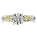 Oak Leaf Engagement Ring