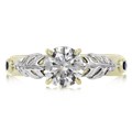 Oak Leaf Engagement Ring