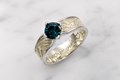 Modern Tree Of Life Engagement Ring