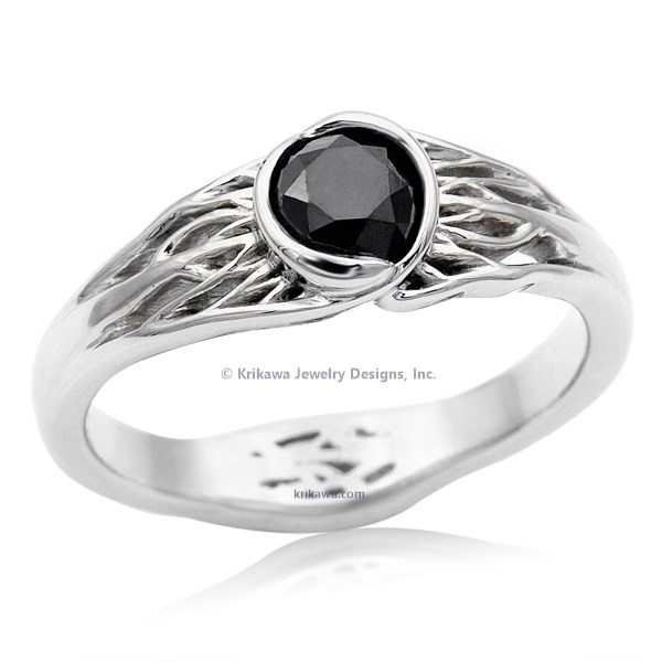 Sterling Silver Round Tree with Roots Ring Sterling Silver Round Tree with Roots Ring