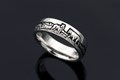 Mountain Wolf Wedding Band