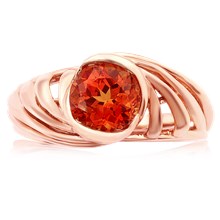Galaxy Engagement Ring - top view