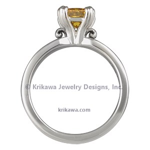 Unique Fancy Color Diamond Engagement Ring