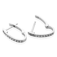 Perfect Diamond Hoop Earrings