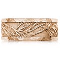 Hammered Rail Tree Of Life Wedding Band