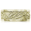 Hammered Rail Tree Of Life Wedding Band