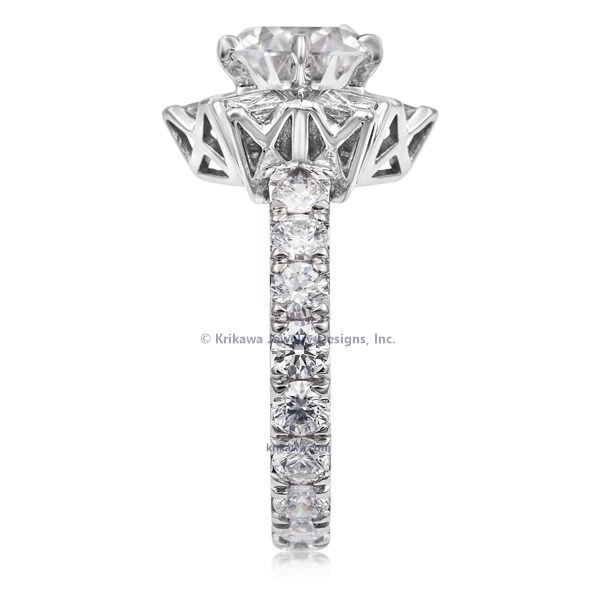Deluxe Snowflake Engagement Ring