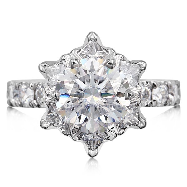 Deluxe Snowflake Engagement Ring