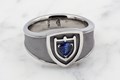 Shield Crest Signet Ring