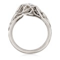 Embracing Tree Branch With Diamond Leaves Engagement Ring