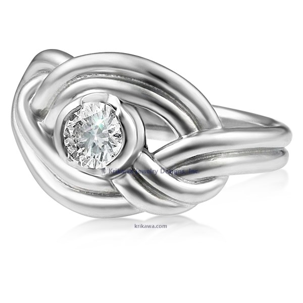 Climber's Knot Engagement Ring