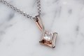 Two Tone Kite Pendant