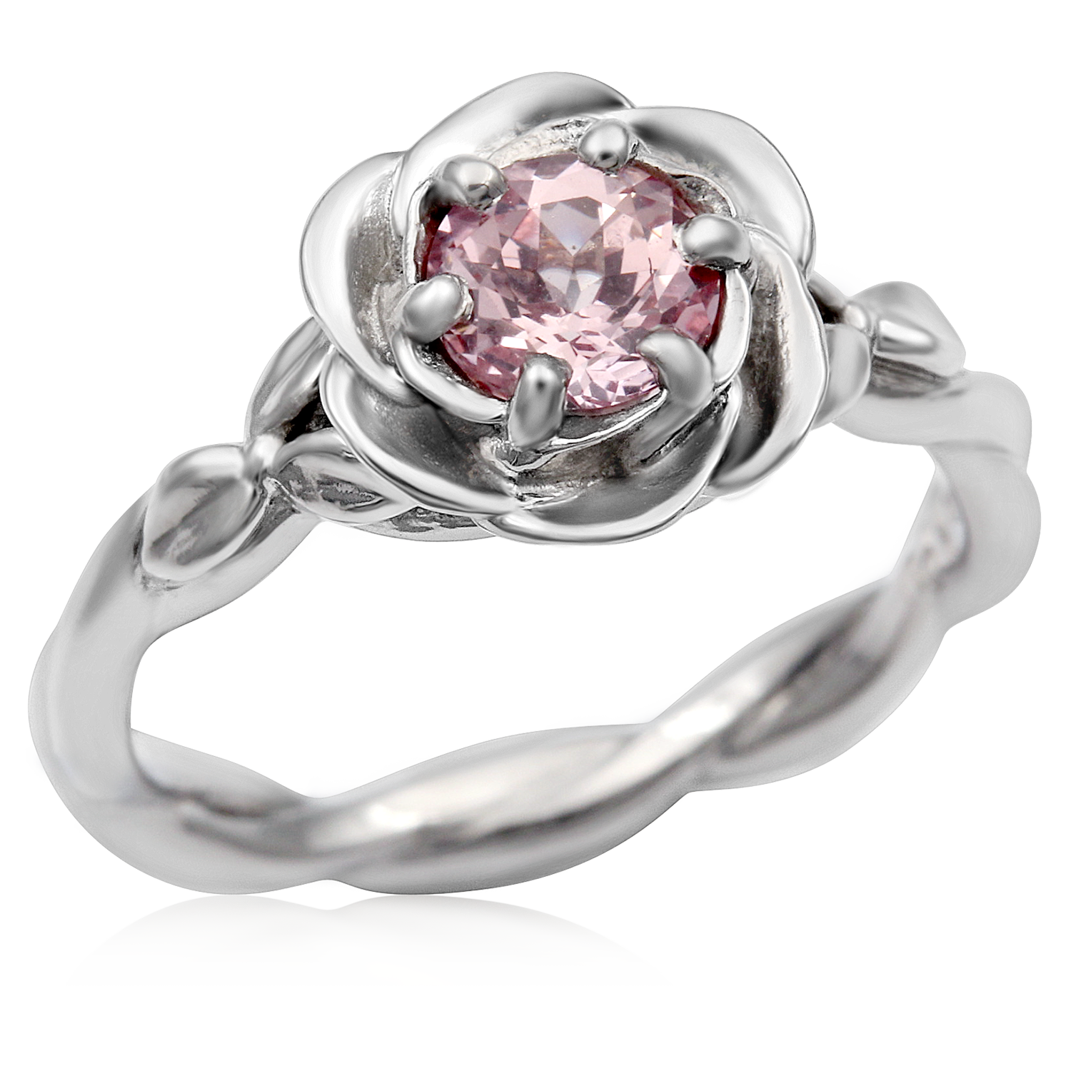 Twisted Rose Engagement Ring