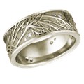 Tree Of Life Diamond Wedding Band