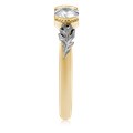 Oak Leaf Cathedral Engagement Ring