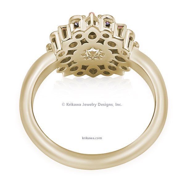 Mandala Engagement Ring