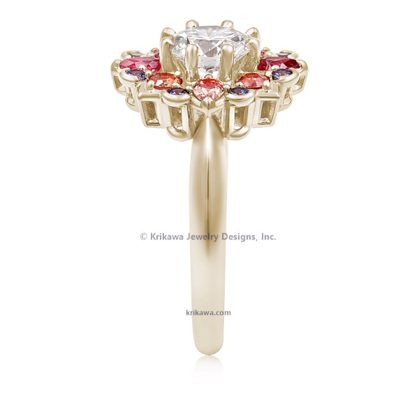 Mandala Engagement Ring