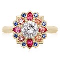 Mandala Engagement Ring