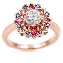 Mandala Engagement Ring