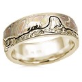 Mountain Bear Buffalo Wedding Band