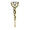 Old World Solitaire Engagement Ring