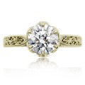 Old World Solitaire Engagement Ring