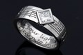 Musical Phrase Princess Engagement Ring