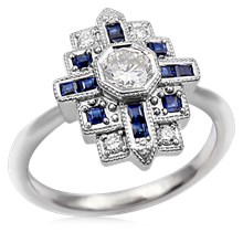 Art Deco Engagement Ring