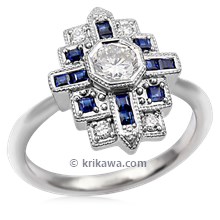 Art Deco Engagement Ring 