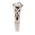 Celtic Knot Claddagh Engagement Ring