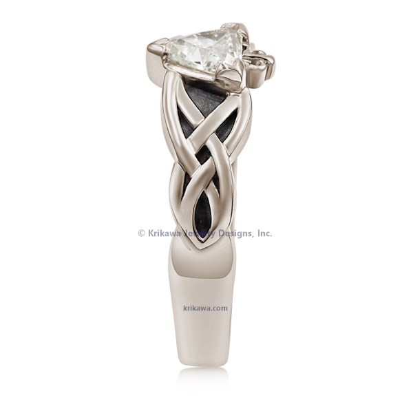 Celtic Knot Claddagh Engagement Ring