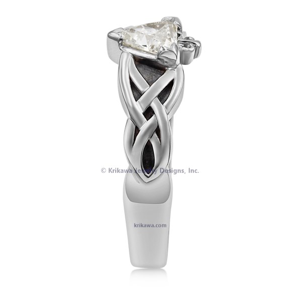 Celtic Knot Claddagh Engagement Ring