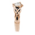 Celtic Knot Claddagh Engagement Ring