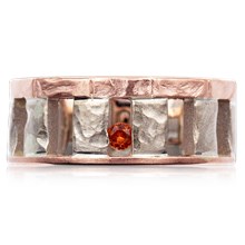 Stonehenge Wedding Band - top view