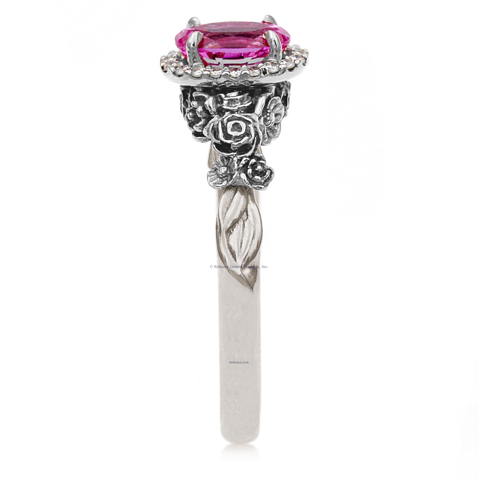 Floral Bouquet Light Engagement Ring