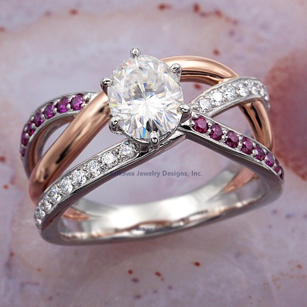Trinity Weave Engagement Ring